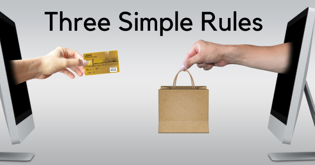 Three simple rules for using credit cards